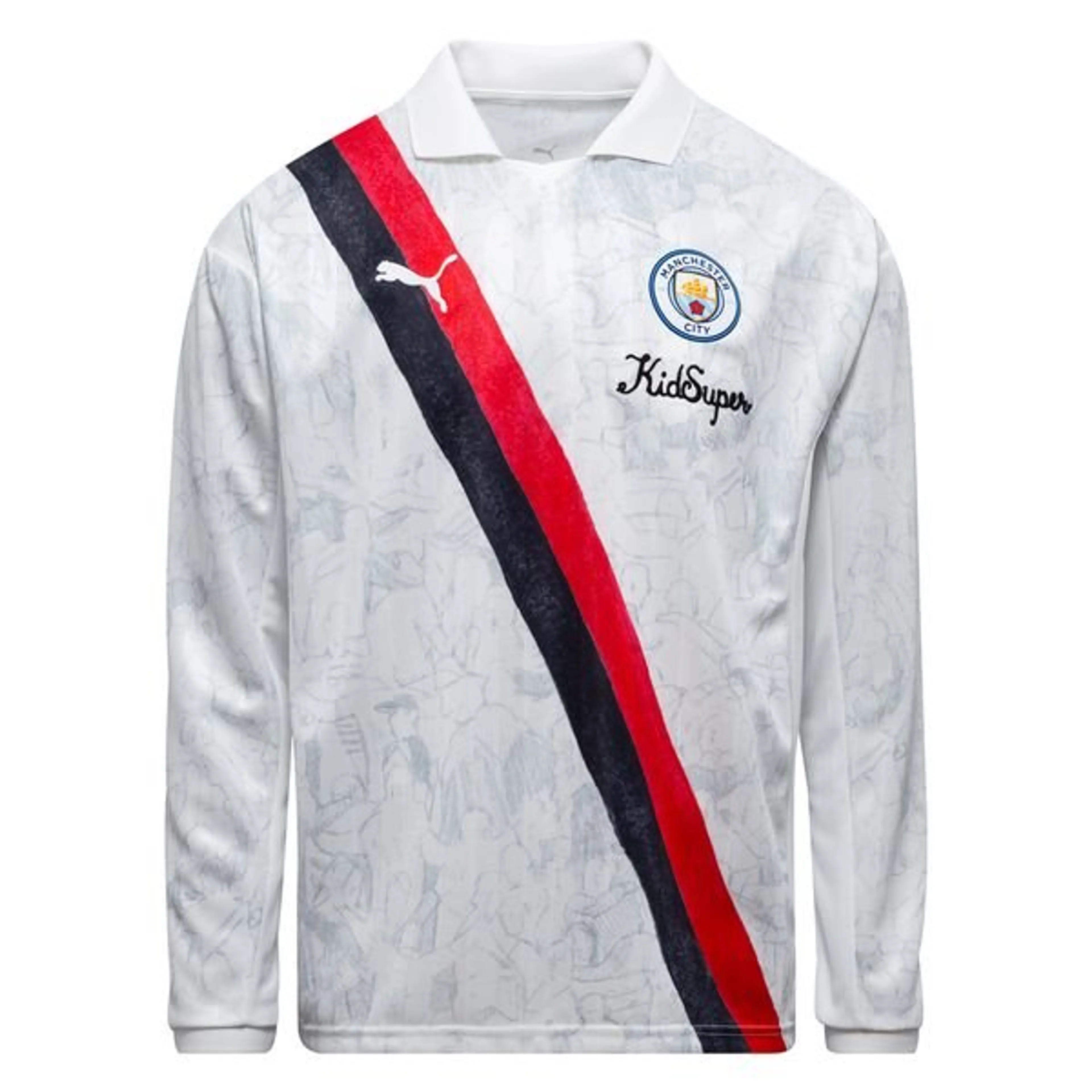 Manchester City Home Shirt Retro Kidsuper Club World Cup 2025 Long Sleeves