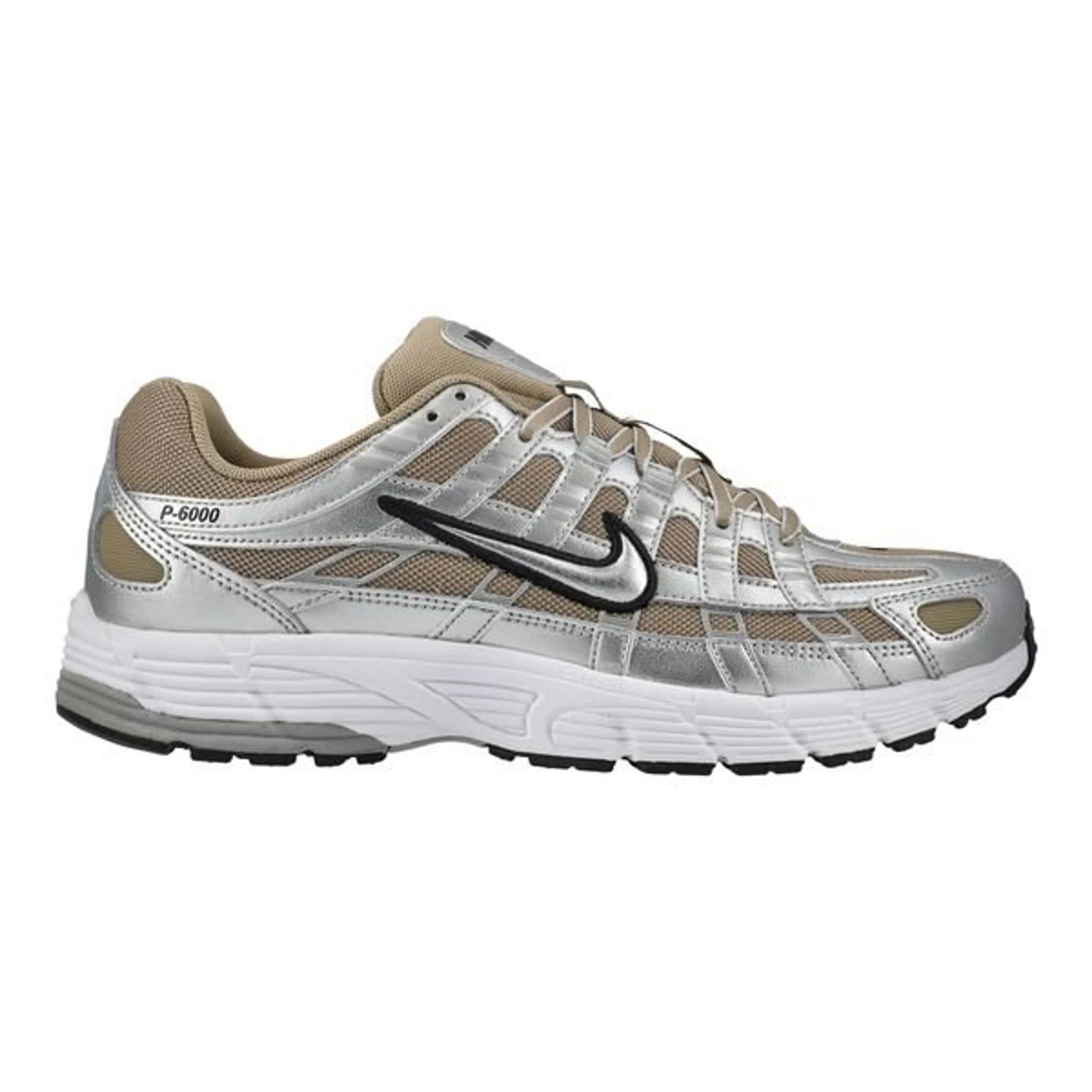 Nike Sneaker P-6000 - Khaki/Metallic Silver/Metallic Platinum Women