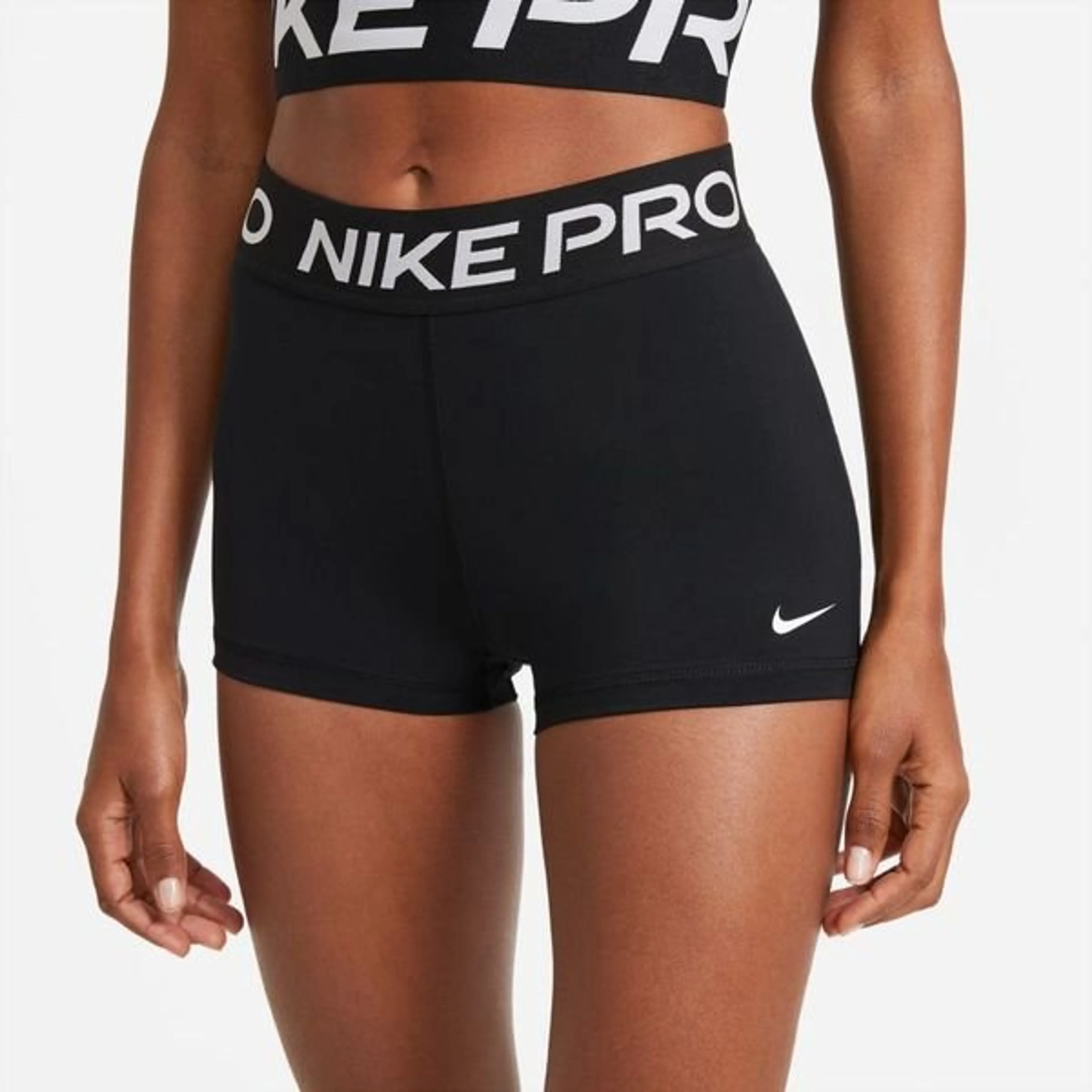 Nike Pro Tights Shorts 365 - Black/White Woman